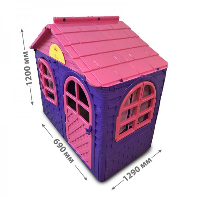 Игровой домик со шторками Doloni Toys 02550-10 - изображение 1