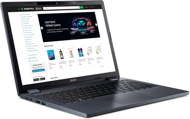 Ноутбук Acer TravelMate P4 13 TMP413-51-TCO-592D (NX.B55EU.003