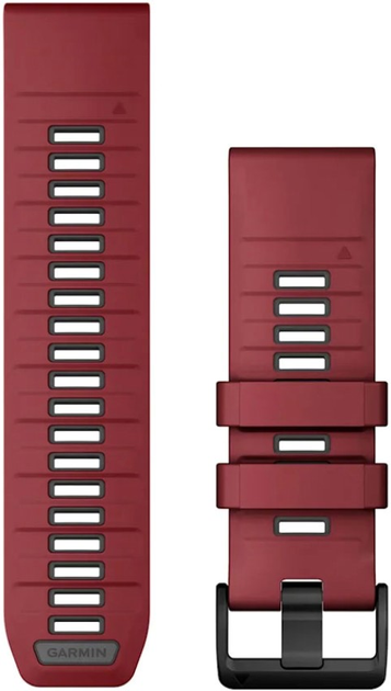 Pasek Garmin QuickFit Silicone Band 26mm Marsala/Graphite (010-13393-06) - obraz 1