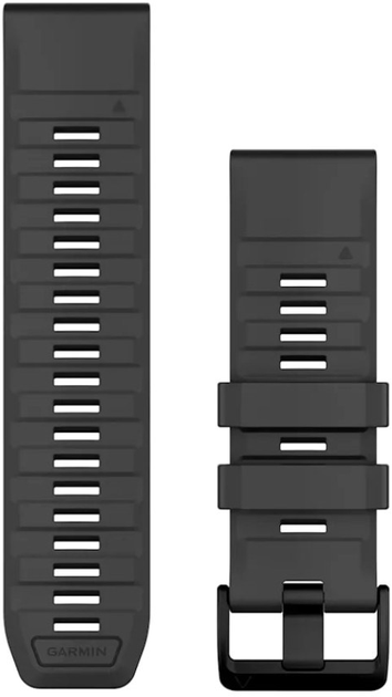 Pasek Garmin QuickFit Silicone Band 26mm Graphite (010-13393-07) - obraz 1