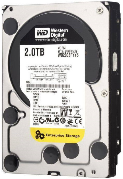 Жесткий диск 2 TB WD RE (WD2004FBYZ) – фото, отзывы, характеристики в ...