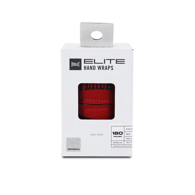 Бинты боксерские Everlast Elite Handwraps 4.57 м (P00003325) Red - Фото 5 Бинты боксерские Everlast Elite Handwraps 4.57 м (P00003325) Red - изображение 5