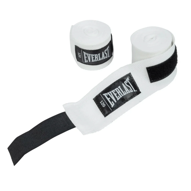 Бинти боксерські Everlast Core Handwraps 3.04 м (P00003245) White - зображення 3