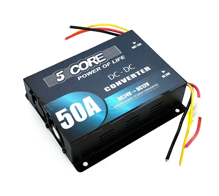 Конвертер напруги 5core перетворювач 50 A з 24 на 12 В - зображення 2