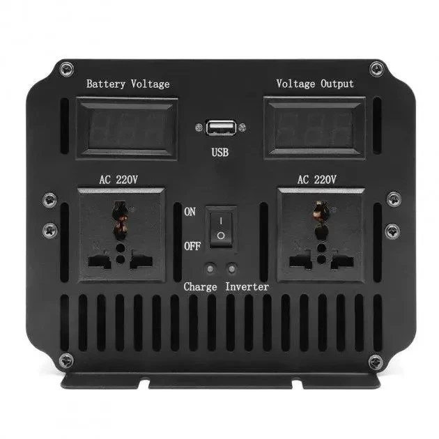Перетворювач інвертор Power Inverter Wimpex WX-7100 7000W 12V-220V UPS чиста синусоїда з зарядкою - зображення 4