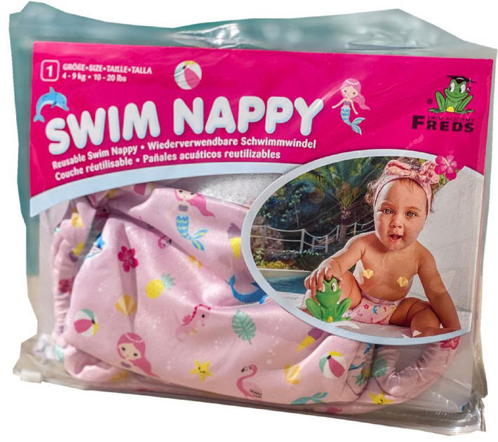Pielucha do pływania Freds Swim Academy Rozmiar 1 Różowa 1 szt (4039184322222) - obraz 3