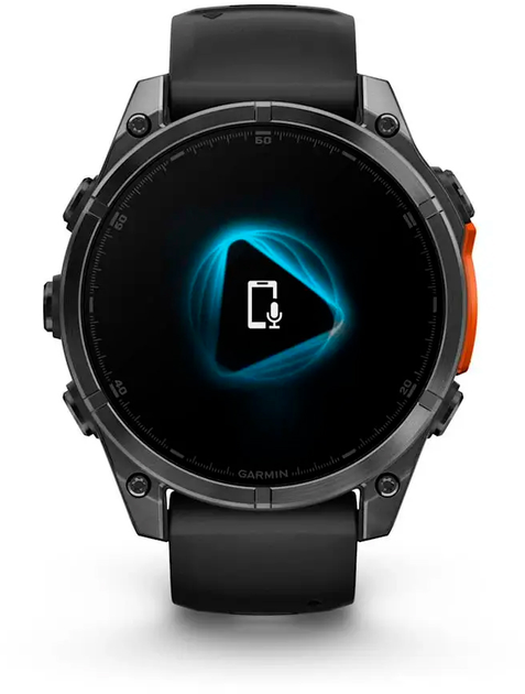 Смарт-годинник Garmin fenix 8 47мм AMOLED Slate Gray with Black Silicone Band (010-02904-00) - зображення 7