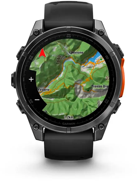 Смарт-годинник Garmin fenix 8 47мм AMOLED Slate Gray with Black Silicone Band (010-02904-00) - зображення 10