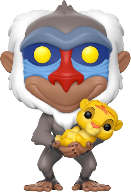 Фігурка Funko Pop! Disney The Lion King Rafiki with Simba 9 см (889698200950) - зображення 3