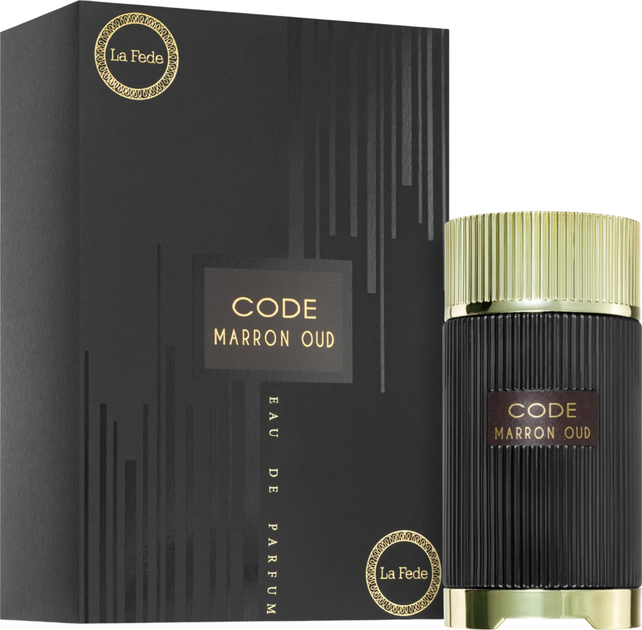 Woda perfumowana unisex La Fede Code Marron Oud 100 ml (6291107972022) - obraz 2