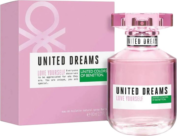 Woda toaletowa damska United Colors of Benetton United Dreams Love Yourself 80 ml (8433982000546) - obraz 2