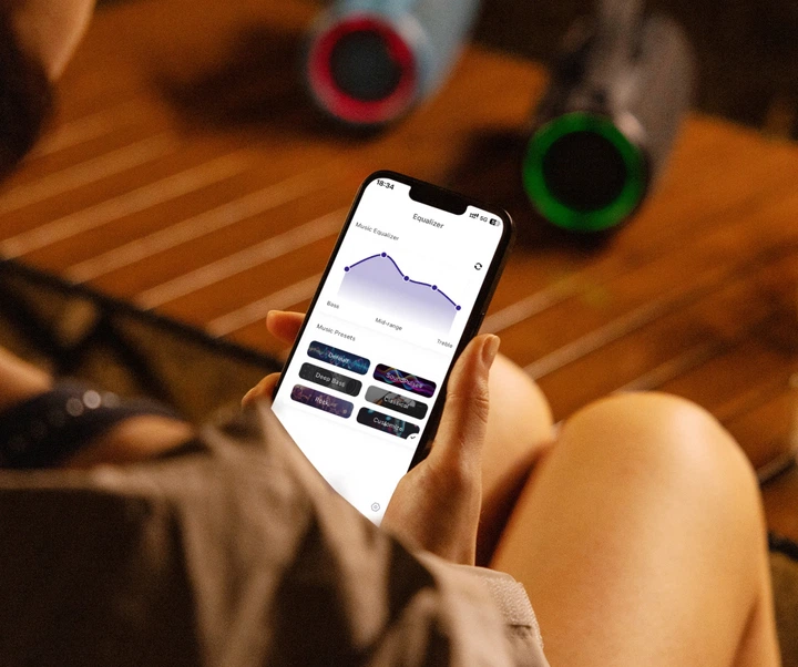 Портативна колонка Tronsmart Mirtune S100 50W RGB Black (1120931) - зображення 5