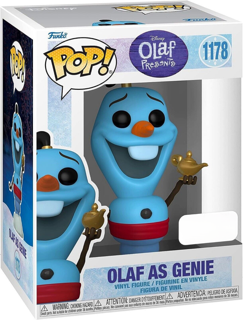 Фігурка Funko Pop! Disney Olaf Present Olaf as Genie Exclusive 9 см (889698618229) - зображення 1