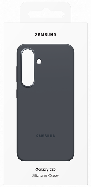 Etui Samsung Silicone do Samsung Galaxy S25 Black (EF-PS931CBEGWW) - obraz 6