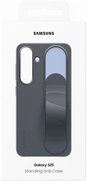 Панель Samsung Standing Grip для Samsung Galaxy S25 Black (EF-GS931CBEGWW) - зображення 7