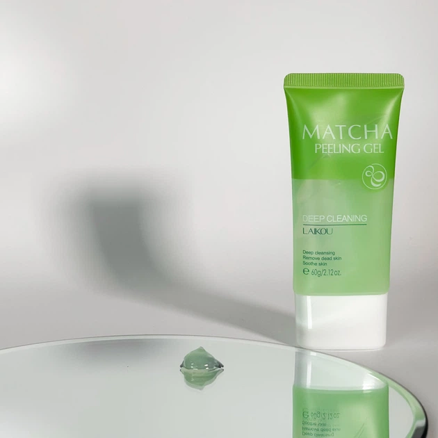 Пілінг-скатка матча LAIKOU Matcha Peeling Gel - Фото 4 Пілінг-скатка матча LAIKOU Matcha Peeling Gel - зображення 4
