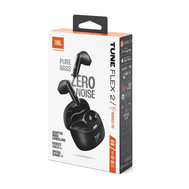 Наушники JBL Tune Flex 2 Black (JBLTFLEX2BLK) - Фото 11 Наушники JBL Tune Flex 2 Black (JBLTFLEX2BLK) - изображение 11