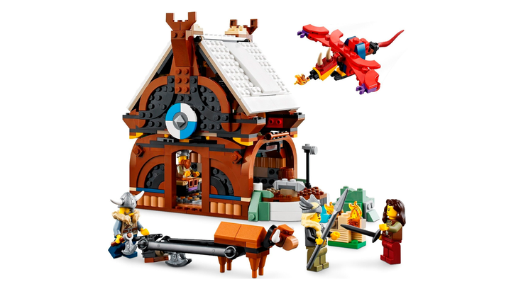 Конструктор Lego Корабль Викингов и Мидгардский Змей Creator 31132 - изображение 5