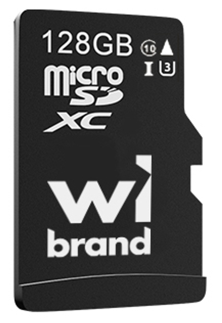 Карта памяти Wibrand 128GB mictoSD class 10 UHS-I U3 (WICDHU3/128GB) - изображение 1
