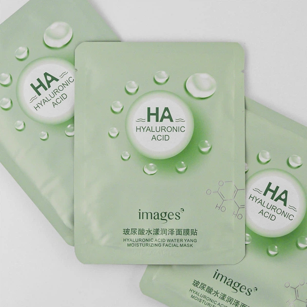 Маска тканинна із зеленим чаєм Images Ha Hydrating Mask Green - Фото 3 Маска тканинна із зеленим чаєм Images Ha Hydrating Mask Green - зображення 3