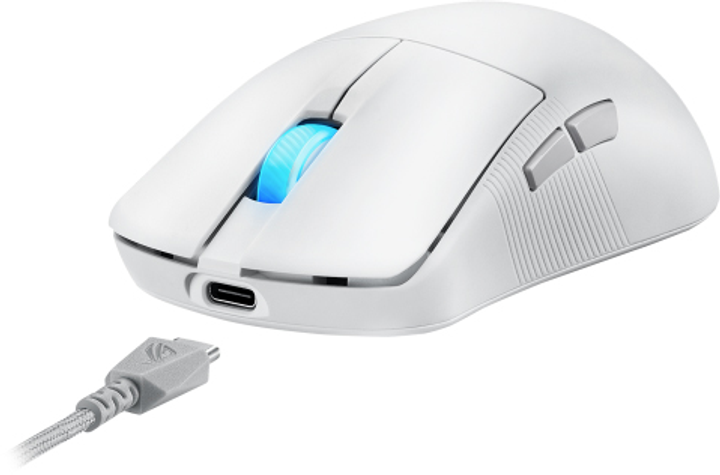 Миша бездротова Asus ROG Harpe Ace Aim Mini білий (90MP03Z0-BMUA10) 292270 - изображение 8