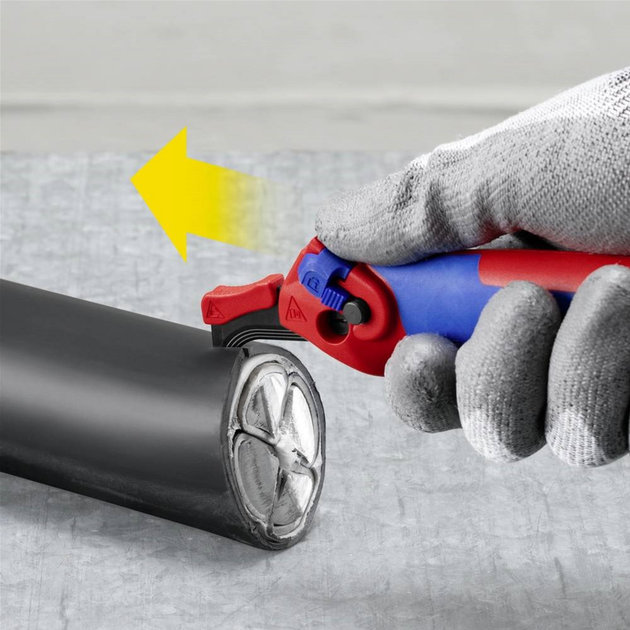 Nóż do ściągania izolacji Knipex (16 50 145 SB) - obraz 6