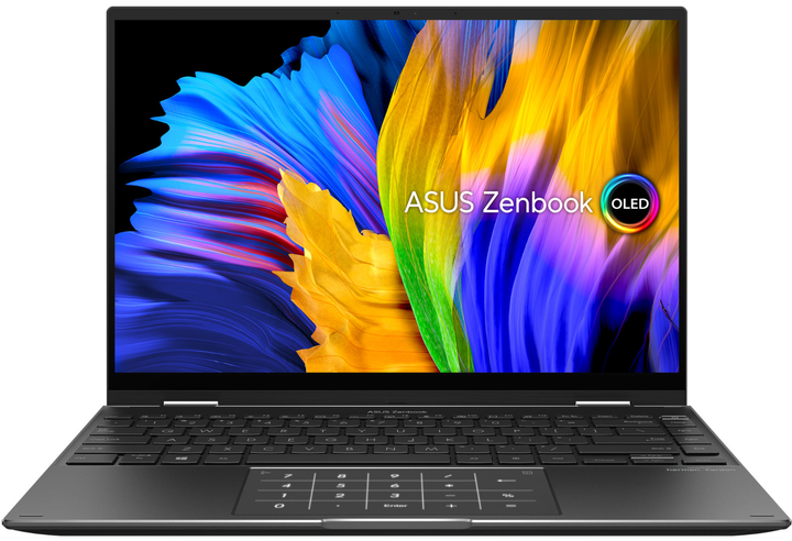 Ноутбук 14" ASUS Zenbook 14 Flip OLED (UN5401QA-KN223W) AMD Ryzen 9 5900HX RAM 16GB SSD 512GB Win11 (UKR) Б/В - изображение 2