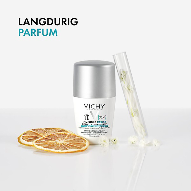 Кульковий антиперспірант Vichy Invisible Resist 72h 2 х 50 мл (3337875895620) - зображення 5