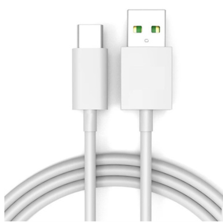 Кабель VOOC Flash Charge для Oppo 30W / 5V-6A 1m USB на Type-C / USB-C (DL129) (white) - Фото 1 Кабель VOOC Flash Charge для Oppo 30W / 5V-6A 1m USB на Type-C / USB-C (DL129) (white) - изображение 1