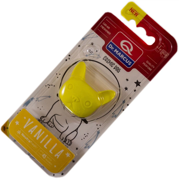 Ароматизатор Dr. Marcus Cosmic Dog Vanilla (Ваніль) підвісний; на дефлектор - Фото 2 Ароматизатор Dr. Marcus Cosmic Dog Vanilla (Ваніль) підвісний; на дефлектор - зображення 2