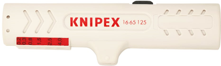 Ściągacz izolacji Knipex z kabli teleinformatycznych 125 mm (16 65 125 SB) - obraz 3