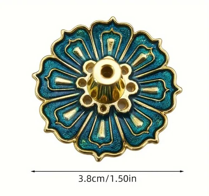 Металлическая аромалампа Лотос курительница для благовоний 3,8*3,8 см (EG4078) - Фото 4 Металлическая аромалампа Лотос курительница для благовоний 3,8*3,8 см (EG4078) - изображение 4