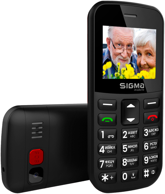 Мобільний телефон Sigma mobile Comfort 50 Easy Type-C Black (4827798585214) - зображення 5