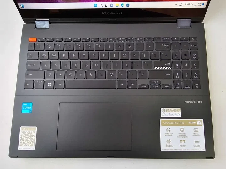 Ноутбук ASUS Vivobook S 16 Flip (2024) I5 1335U/RAM 8GB/SSD 512GB/WIN 11 Pro Б\В - Фото 4 Ноутбук ASUS Vivobook S 16 Flip (2024) I5 1335U/RAM 8GB/SSD 512GB/WIN 11 Pro Б\В - зображення 4
