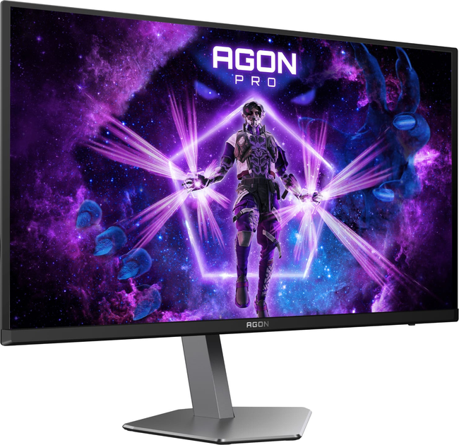Монітор 27" AOC AGON AG276QZD2 QD-OLED 2K 240 Гц 0.03 мс AMD FreeSync Adaptive Sync Чорно-сірий - зображення 2