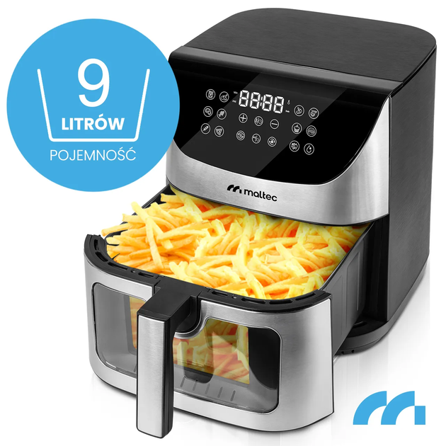 Аерофритюрниця Maltec AirFryer1800W-9L - зображення 4