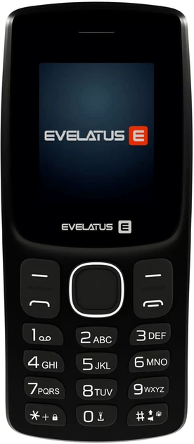 Мобільний телефон Evelatus EASY01 DS Black (EE01 BLCK) - зображення 1