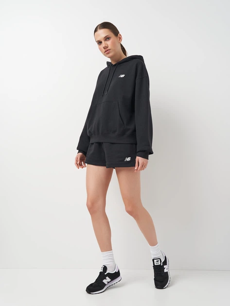 Spodenki sportowe damskie krótkie New Balance Nb Small Logo WS41500 S Czarne (197375375496) - obraz 3