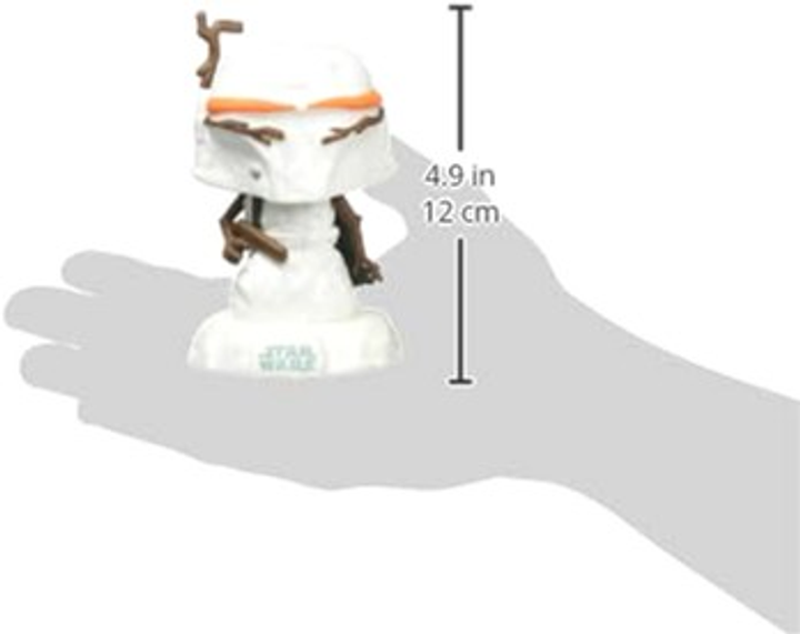 Фігурка Funko Pop! Disney Star Wars Holiday Boba Fett Bałwan 558 Bobble-Head (889698643344) - зображення 4