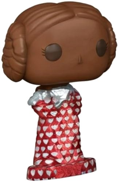 Фігурка Funko Pop! Disney Star Wars Valentines Day 2024 Princess Leia Valentine Chocolate 676 Bobble-Head (889698762144) - зображення 4