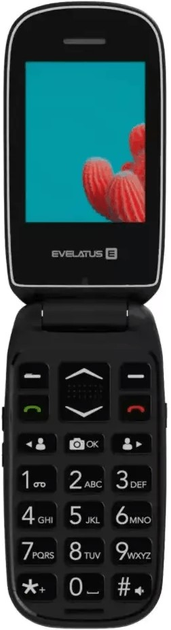 Мобільний телефон Evelatus Wave 2 DS Graphite Black (4752192017965) - зображення 1