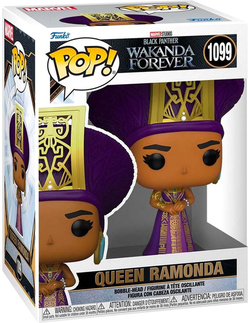 Фігурка Funko Pop! Marvel Black Panther Wakanda Forever Queen Ramonda 1099 Bobble-Head (889698639453) - зображення 1