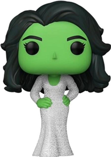 Фігурка Funko Pop! Marvel She-Hulk She-Hulk Glitter 1127 Bobble-Head (889698641975) - зображення 2