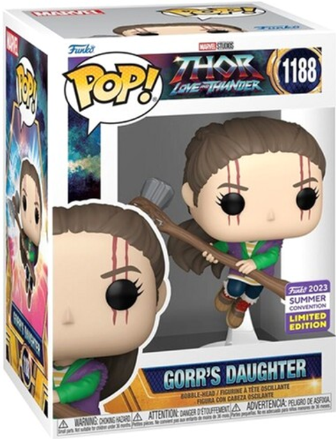 Figurka Funko Pop! Marvel Thor Love and Thunder Gorrs Daughter 1188 Bobble-Head (889698642088) - obraz 1