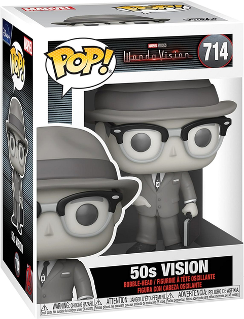 Figurka Funko Pop! Marvel Studios Wandavision Vision 50S 714 Bobble-Head (889698520430) - obraz 2