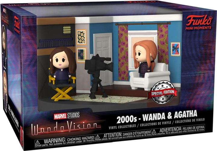 Набір фігурок Funko Pop! Mini Moments WandaVision 2000s Wanda and Agatha Vinyl Collectibles (889698609616) - зображення 1