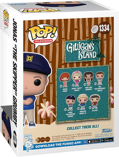 Figurka Funko Pop! Television Gilligans Island Jonas The Skipper Grumby 1334 (889698707640) - obraz 3