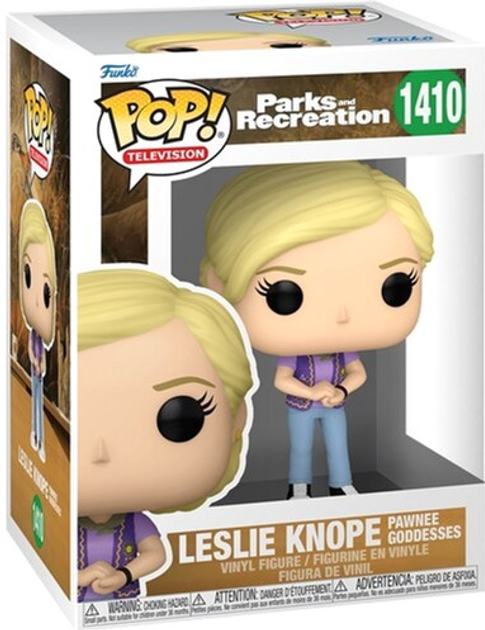 Фігурка Funko Pop! Television Parks and Recreation Leslie Knope bogini Pawnee 1410 (889698726573) - зображення 1