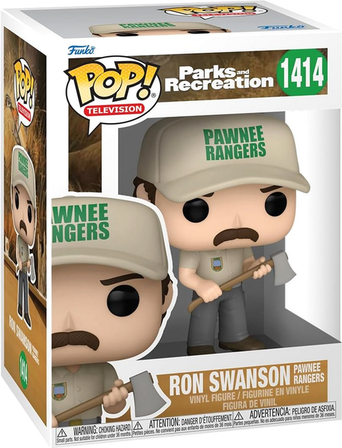 Фігурка Funko Pop! Television Parks and Recreation Ron Swanson strażnicy Pawnee 1414 (889698726580) - зображення 1