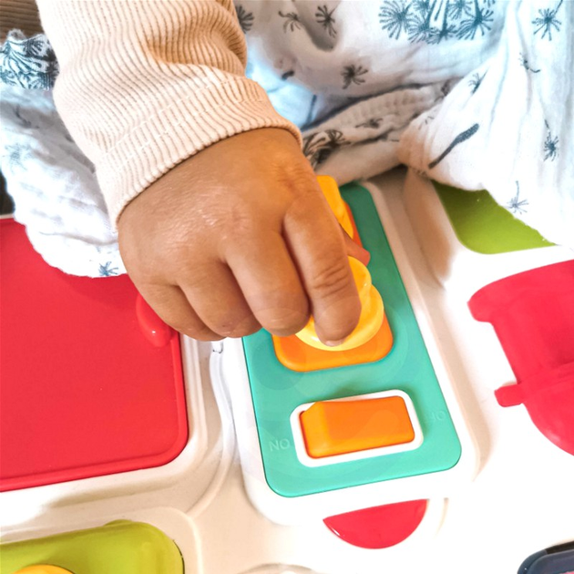 Таблиця маніпуляційна Woopie Baby Кухня Montessori з годинником та ефектами звуку і світла (5904326944206) - зображення 7